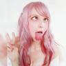 Ahegao face from bellascosplay