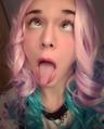 Ahegao face from trueharleyquinnfans