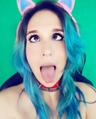 Ahegao face from michelletreacyofficial
